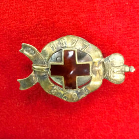 Знак. Красный крест за Русско-турецкую войну 1877-1878 гг.