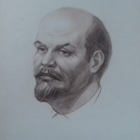 Рисунок. Симонов В.И. «В.И. Ленин»